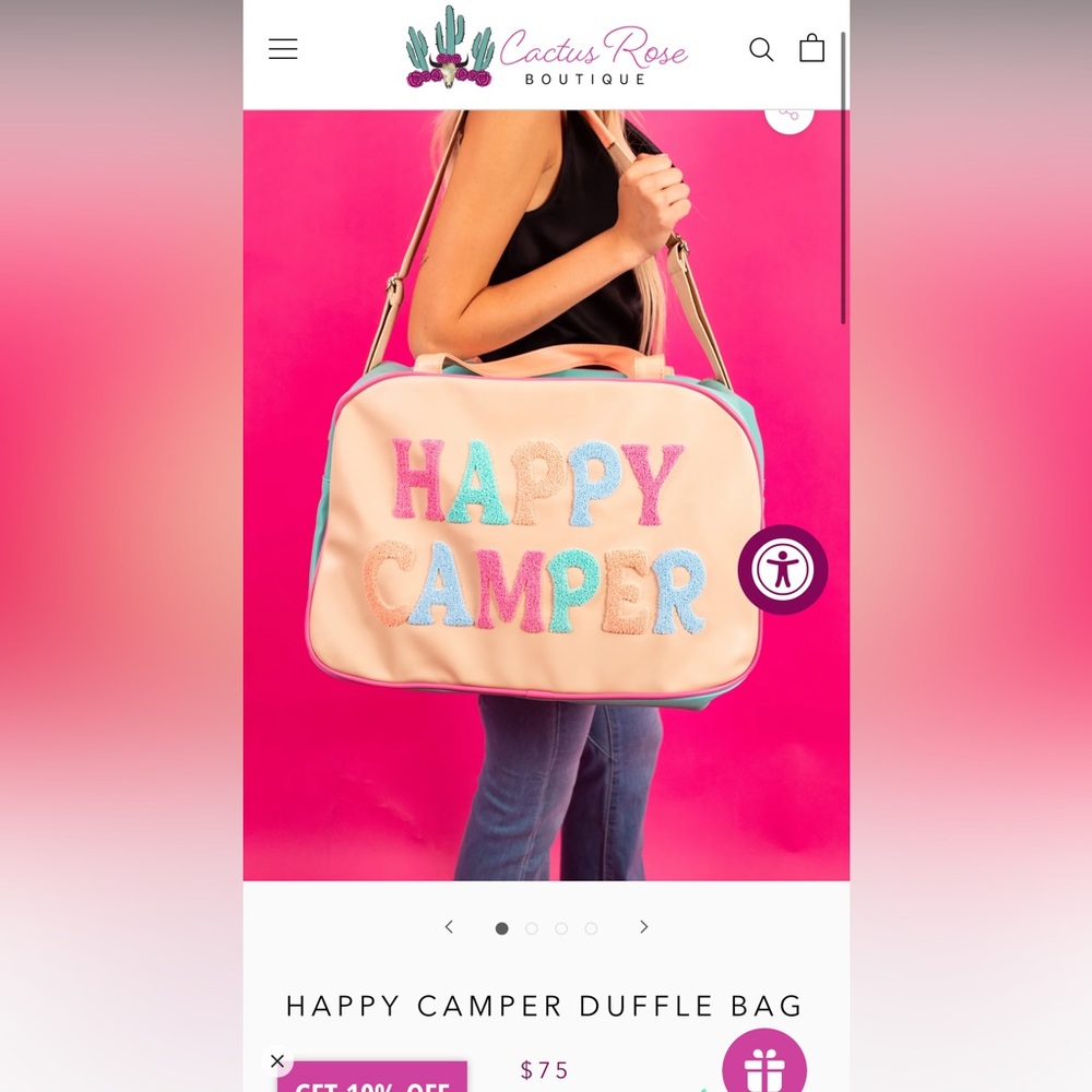 Happy Camper Duffle Bag The Weekender